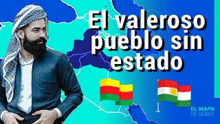 🌏HISTORIA del PUEBLO KURDO el Kurdistán en 13 minutos🌏  El Mapa de Sebas [upl. by Lleksah402]