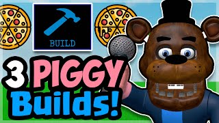 3 INSANE Piggy Build Mode Creations 6 How to Build Them Five Nights at Freddys🐻🎤 [upl. by Nytsirk]