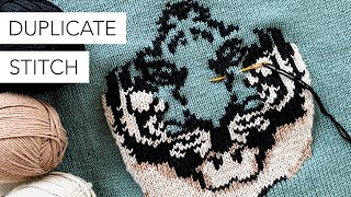 Everything You Need to Know About Duplicate Stitch Knitting [upl. by Evanthe365]