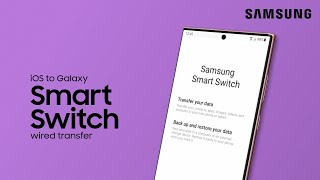 Use Smart Switch to transfer content from iPhone to Galaxy with a USB cable  Samsung US [upl. by Aliehc]