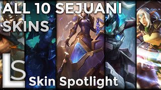 ALL SEJUANI SKINS 2021  Skin Spotlight  League of Legends [upl. by Picardi417]