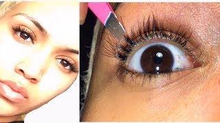 INDIVIDUAL LASH TUTORIAL😍 [upl. by Pacificia]