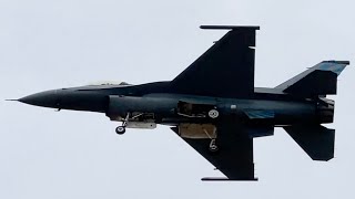 Warbirds Over Wanaka 2024 USAF F16’s Departing amp Arriving From Christchurch For The Air Show [upl. by Atilal910]