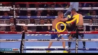 Vasyl Lomachenko Perfect Liver Shot [upl. by Ffilc]