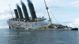 lusitania sinking time lapse [upl. by Launam]