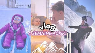 1 SEMAINE AU SKI AVEC UN BÉBÉ DE 11 MOIS 9 [upl. by Aital]