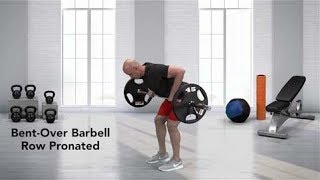 How to do a Barbell Bent Over Row Pronated [upl. by Cogen]