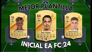 LA MEJOR PLANTILLA BARATA PARA EMPEZAR  EA FC 24 [upl. by Elocan518]