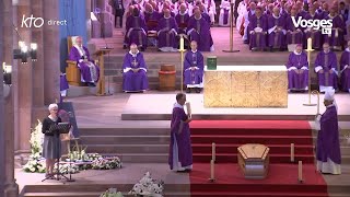 Messe dobsèques de Mgr Didier Berthet évêque de SaintDié [upl. by Heath59]