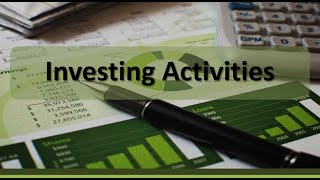 Cash Flows Investing Activities [upl. by Kylstra]