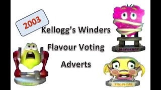 Complete Kelloggs Fruit Winder New Flavour Voting Advert Compilation 2003 [upl. by Apfelstadt]