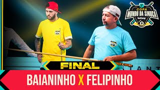 BAIANINHO x FELIPINHO  FINAL da 3° COPA MUNDO DA SINUCA by BETWAY [upl. by Steiner989]