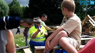 Hokken timmeren op eerste dag kindervakantieweek [upl. by Sieracki]