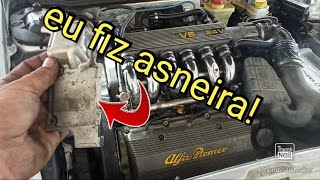 Alfa Romeo V6 25 24V Falhas de Combustão depois de Mudar o Motor [upl. by Llewxam]