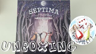 Wenn Hexen hexen Septima Deluxe Version Unboxing Mindclash Games Skellig Games [upl. by Corso]