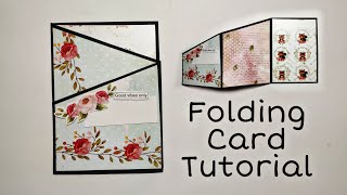 Zig Zag Fold Card Tutorial  How to Make [upl. by Eradis677]