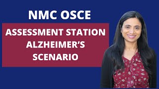 NMC OSCE Assessment station Alzheimers scenario [upl. by Dihaz]