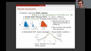 TMLW02  Assoc Prof Mert Gurbuzbalaban  Heavy Tail Phenomenon in Stochastic Gradient Descent [upl. by Ashford412]