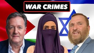 PIERS MORGAN PRESSES RABBI SHMULEY ON IRAELS W4R CRMES  MUSLIM REACTION [upl. by Bethany]