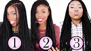 6 BOX BRAIDS TECHNIQUES Compilation Tutorial [upl. by Eras]