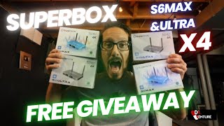 SUPERBOX ULTRA AND MAX FREE GIVEAWAY [upl. by Royd]