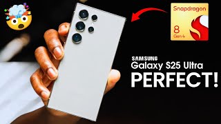 Samsung Galaxy S25 Ultra  FIRST LOOK AT PERFECTION [upl. by Ahseeyt]