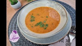 Das Beste und einfachste Linsensuppe der Welt I Türkische rote Linsensuppe RAMADAN [upl. by Brader]