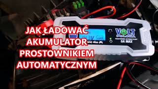 Jak ładować akumulator ładowarką prostownikiem automatycznym [upl. by Eimmot]