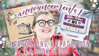 📘 🤩 ANNOUNCING A READALONG A READATHON amp A BOOK CLUB  2023 BOOK PROJECTS  Literary Diversions [upl. by Aihseuqram]