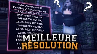 Jai testé LA RÉSOLUTION ÉTIRÉE sur Minecraft [upl. by Eserehc]