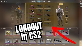 How to Adjust Loadout in CS2  Equip Items  Skins  Agents in CounterStrike 2 cs2 [upl. by Lonnard]