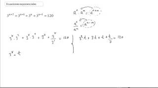 Ecuaciones exponenciales polinómicas [upl. by Eurydice64]