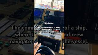 Ship Bridge Tour shiplife containership cargoship container new shipping shipspotting video [upl. by Arikehs]