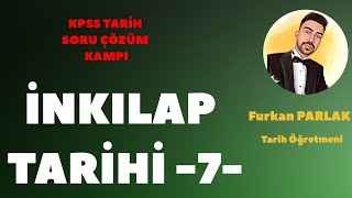 KPSS 2024 Tarih  İnkılap Tarihi Soru Çözümü 7 kpsstarih kpss2024 ayt2024 inkılaptarihi [upl. by Irena858]