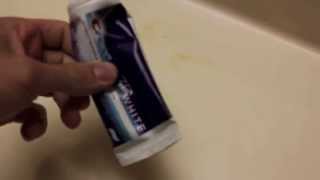 Removing Rust Spots with Toothpaste [upl. by Quartana]