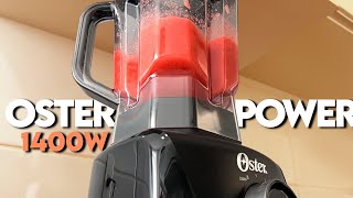 TESTAMOS o POTENTE Liquidificador Oster Power 1400W Esse Liquidificador Grande É BOM [upl. by Isus]