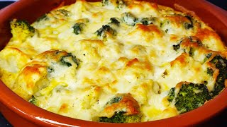 Conopidă și broccoli gratinate🥦Brocoli y coliflor gratinados🥦⚪ [upl. by Aner]