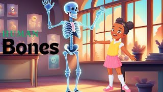 Bones for kids The Skeletal System in Humans  Kids Educational Video [upl. by Richella]