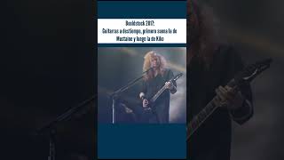 Mustaine se enoja por destiempo Pt 2 megadeth davemustaine kikoloureiro guitar metallica [upl. by Annirtak]