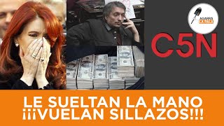 EN K5N LE SUELTAN LA MANO A KRETINA Y VUELAN SILLAZOS EN LA CÁMPORA quotContratos millonarios en TÉLAMquot [upl. by Oer852]