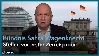 phoenix nachgefragt mit Andreas Rinke zum Bündnis Sahra Wagenknecht am 211024 [upl. by Tsui3]