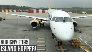 Flying Aurignys ONLY JET  Gatwick to Guernsey  Embraer E195 Trip Report [upl. by Farro]