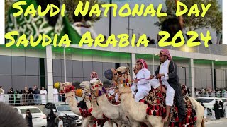 Saudi National Day Celebration in Makkah AL Abraj mallmakkah vlog saudiarabia video [upl. by Atinot]