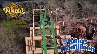 Tumbili Front Row On Ride POV  Kings Dominion [upl. by Finstad394]