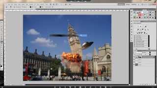 London Big Ben UFO Crash  Speed Art [upl. by Eiznekam543]