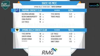 Spring Gully DIV 3 v Marong DIV 3 [upl. by Norris]