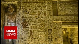 Egypt tomb Saqqara one of a kind discovery revealed  BBC News [upl. by Ahsain]