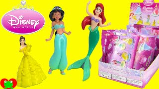 Disney Princess Buildable Gacha Blind Bags with Ariel Jasmine Belle and More [upl. by Conley69]