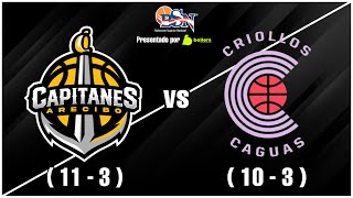 BSN  Capitanes de Arecibo 113 vs Criollos de Caguas 103 SomosLaPresion 🫀 [upl. by Fitting]