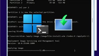 Installing Windows 11 using CMD [upl. by Reinold]